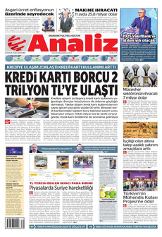 ANALİZ 18 Aralık 2024 Gazete Manşeti Küçük