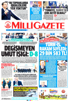 MİLLİ GAZETE 20 Aralık 2024 Gazete Manşeti Küçük