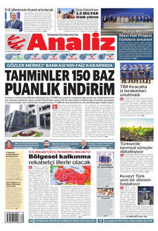 ANALİZ 20 Aralık 2024 Gazete Manşeti Küçük