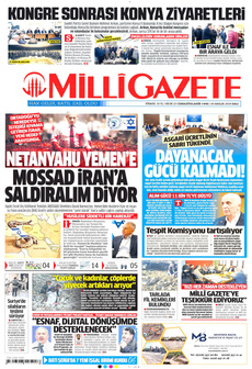 MİLLİ GAZETE 24 Aralık 2024 Gazete Manşeti Küçük