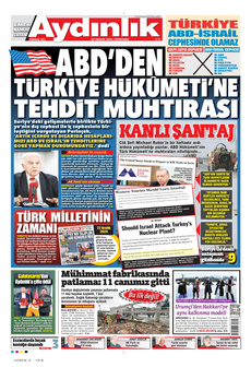 AYDINLIK GAZETESİ 25 Aralık 2024 Gazete Manşeti Küçük