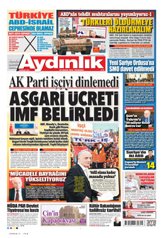 AYDINLIK GAZETESİ 26 Aralık 2024 Gazete Manşeti Küçük