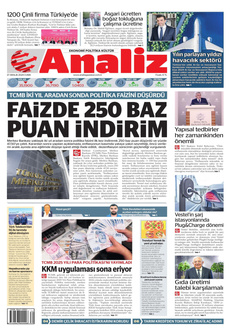 ANALİZ 27 Aralık 2024 Gazete Manşeti Küçük