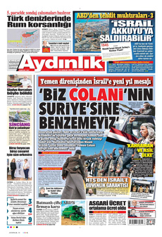 AYDINLIK GAZETESİ 28 Aralık 2024 Gazete Manşeti Küçük